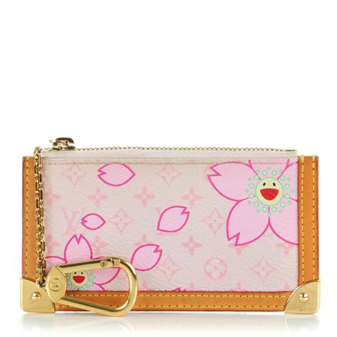 louis vuitton cherry blossom key pouch|Louis Vuitton mahina blossom bag.